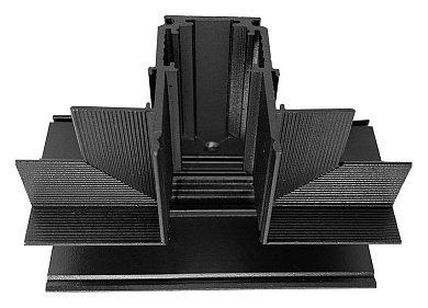 т-образный соединитель черного цвета для магнитной трековой системы