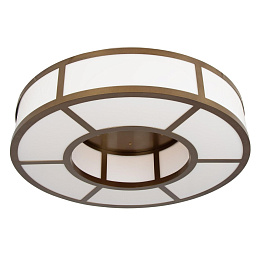 MLCF120 Mullan Lighting Norman круглый потолочный светильник в виде латунного кольца с внутренней рассеянной подсветкой