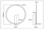 DK5035-BK Denkirs ROUND накладной светильник 24W 1080lm 3000, 4000, 6500K — фото 6