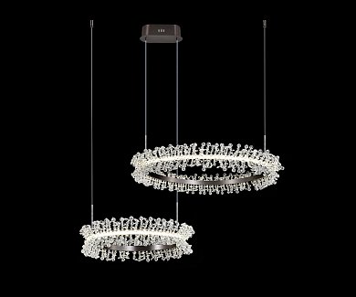 Люстра Kink Light Лаура матовый никель d60+40 08245,12PA
