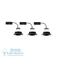 93080 LED Recessed luminaire Nova Plus Coin Basic Set Swivelling Встраиваемые светильники Paulmann