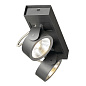 1000129 SLV KALU DOUBLE CW black 3000K 60° настенный светильник — фото 1
