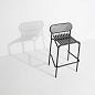 M0745419 WEEK-END Petite Friture Барный стул садовый металлический розовый H80 — фото 2