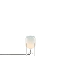 Oda Small, стекло moonlight white (молочно-белое с прозрачным верхом), белое основание