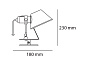 A005800 Artemide Tolomeo настенный светильник