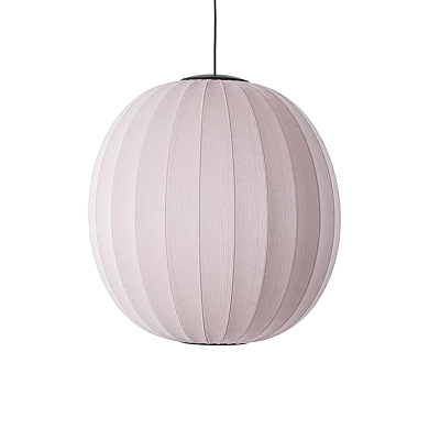 KW75 PI LED Knit-Wit Made By Hand Светильник Ø75 с розовым скандинавским абажуром LED