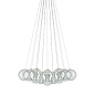 22125 4330 Lodes Random Cloud 19 Luci 23cm дизайнерская люстра из стекла дымчатый — фото 1