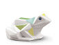 01009266 Lladro Origami фарфоровая фигурка лягушки в стиле оригами — фото 1