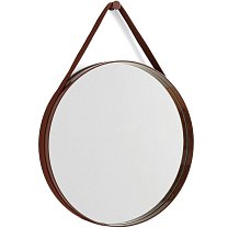 Strap Mirror No 2 Ø50 см, темно-коричневый