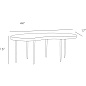 2117 Sloan Cocktail Table Arteriors кофейный стол — фото 2