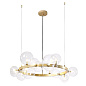 Люстра Crystal Lux AGATA SP15 V2 GOLD/TRANSPARENTE — фото 2