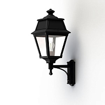 Avenue 2 N° 7; Clear glass E27 105W; Dark black