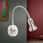 Str 10-388/1 satin Seba Orion настенный светильник с гибким модулем — фото 2