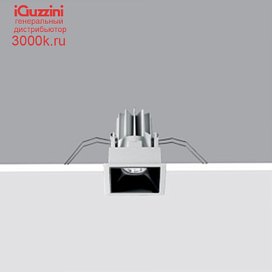 N161 Laser Blade L iGuzzini Fixed, Recessed luminaire - Warm LED - Incorporated DALI dimmable power supply - Flood optic Beam - Grey/Black