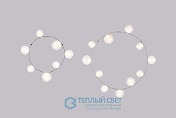 hubble-bubble Moooi Hubble подвесное световое панно с круглыми источниками света