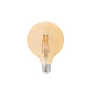 17425 светодиодная лампа GLOBE FILAMENT LED AMBER E27 4W 2200K Ø125 Faro barcelona