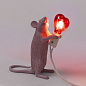 SE15220SV Seletti MOUSE LAMP Standing Love Edition с USB-подключением — фото 3