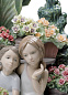 1008506 Lladro Secrets In The Park фарфоровая композиция с детьми, играющими в парке — фото 1