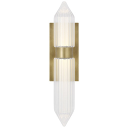 EU-702WSLGSN18 Visual Comfort Langston настенный светильник с двухсторонними стеклянными модулями