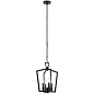Abbotswell 19" 4 Light Pendant Black подвесной светильник 43498BK Kichler — фото 3