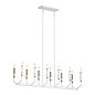 Armand 42.75" 12 Light Linear Chandelier in a White Finish люстра 52350WH Kichler