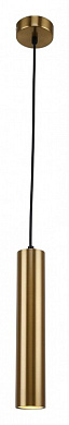 подвесной светильник в форме трубы из бронзы
