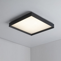 P375960N ACB Iluminacion Munich квадратный потолочный светильник чёрного цвета, современное исполнение