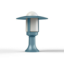 Newpark N° 3; Frosted glass E27 105W; Blue