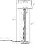 DP79001-336 Vik Floor Lamp Arteriors торшер