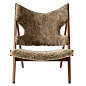 71058-002371 Audo Copenhagen Knitting Lounge Chair , Орех / Овчина Сахара — фото 2