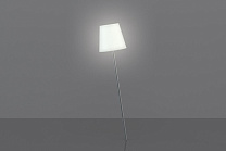 Fiaccola Ali Baba h. 205 cm LED; Stem in white lacquered steel
