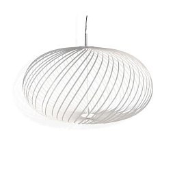 SPP03WEU Tom Dixon Spring подвесной светильник большого диаметра с белым металлическим корпусом
