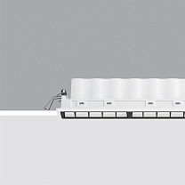Laser Blade Recessed Frame section 15 LEDs - integrated DALI - Wall Washer Longitudinal Glare Control 33.5W 1408lm - 4000K - DALI-2