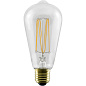1008156 SLV LED Rustica Soft Cage E27 2200K 6W лампа — фото 1