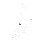 A2514PL-1WH Arte Lamp 1ph atre lamp lights светильник для однофазного шинопровода 1ph LED 12W 1100Lm 4000K — фото 4