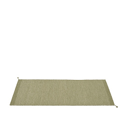 ковер полиэстеровый зеленый мох 80x200 см