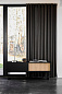 Virka sideboard Low Oak/black Woud, буфет