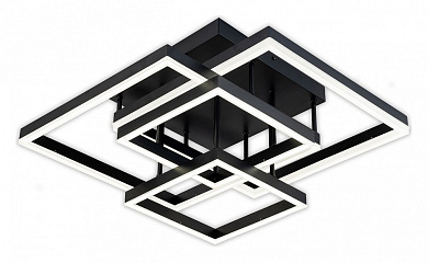 10229/4LED Black Escada Union потолочная люстра 30W 7800lm 3000-6000K