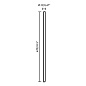71548 FLOW Black spike accessory 45cm Faro barcelona — фото 5