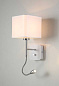 PACO AP2 CHROME/WHITE Crystal lux PACO Бра LED+E27 3+40 — фото 1