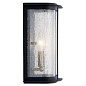 Timmin  10" 2 Light Wall Light with Clear Seeded Glass Distressed Black уличный настенный светильник 59090DBK Kichler — фото 2