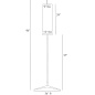 79048-905 Dunn Floor Lamp Arteriors торшер