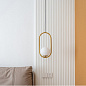 HOOP-B01 Imperiumloft Matthew Mccormick Hoop Gold Mila Pendant подвесной светильник 60W — фото 3