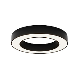 C093CL-36W4K-B Maytoni Lua потолочный светильник черного цвета с внутренним контуром