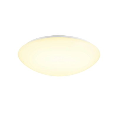 Настенно-потолочный светильник SLV LIPSY 2.0 40 DOME, купольный рассеиватель, Ø400 мм, 9/18 Вт, 3000/4000 K, IP44