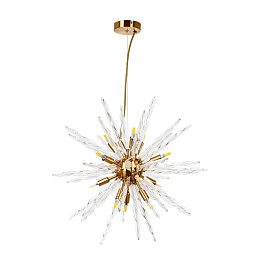 A1066SP-12PB Arte Lamp BELLA подвесная люстра с двенадцатью лучами и стеклянными прутьями