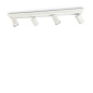 229089 Ideal Lux RUDY PL4 ROUND BIANCO настенно-потолочный светильник порошковая покраска в белый цвет — фото 2