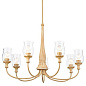Melis 7 Light Chandelier Warm Maple  люстра 52469WMP Kichler — фото 6