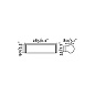 63600 DANUBIO LED Chrome wall lamp 9W настенный светильник Faro barcelona — фото 3