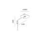 MIRRO 1.0 EXTENDED Wever Ducre накладной светильник черный;хром